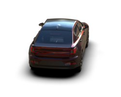 Modern car isolated on background. 3d rendering - illustration png