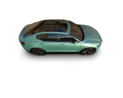 Modern car isolated on background. 3d rendering - illustration png
