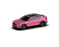 Modern car isolated on background. 3d rendering - illustration png
