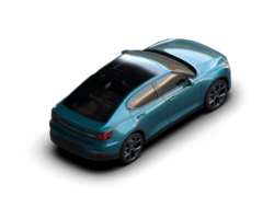 Modern car isolated on background. 3d rendering - illustration png