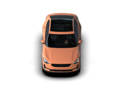 Modern car isolated on background. 3d rendering - illustration png