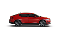 Modern car isolated on background. 3d rendering - illustration png