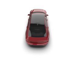 Modern car isolated on background. 3d rendering - illustration png