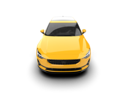 Modern car isolated on background. 3d rendering - illustration png