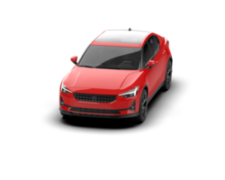 Modern car isolated on background. 3d rendering - illustration png