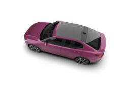 Modern car isolated on background. 3d rendering - illustration png