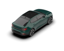 Modern car isolated on background. 3d rendering - illustration png