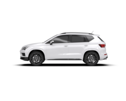 Modern car isolated on background. 3d rendering - illustration png