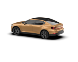 Modern car isolated on background. 3d rendering - illustration png