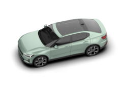 Modern car isolated on background. 3d rendering - illustration png