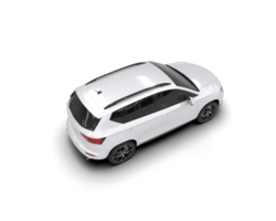Modern car isolated on background. 3d rendering - illustration png