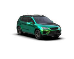 Modern car isolated on background. 3d rendering - illustration png