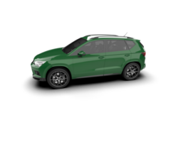Modern car isolated on background. 3d rendering - illustration png