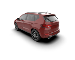 Modern car isolated on background. 3d rendering - illustration png