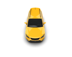 Modern car isolated on background. 3d rendering - illustration png
