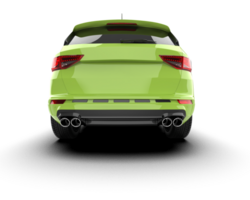 Modern car isolated on background. 3d rendering - illustration png