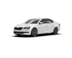 Modern car isolated on background. 3d rendering - illustration png