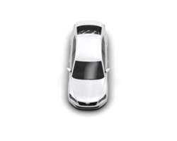Modern car isolated on background. 3d rendering - illustration png