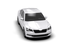 Modern car isolated on background. 3d rendering - illustration png