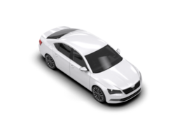 Modern car isolated on background. 3d rendering - illustration png