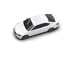 Modern car isolated on background. 3d rendering - illustration png