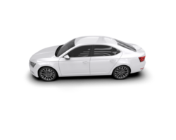Modern car isolated on background. 3d rendering - illustration png