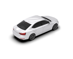Modern car isolated on background. 3d rendering - illustration png