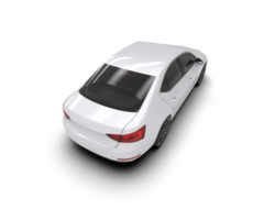Modern car isolated on background. 3d rendering - illustration png