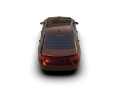 Modern car isolated on background. 3d rendering - illustration png