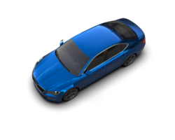 Modern car isolated on background. 3d rendering - illustration png