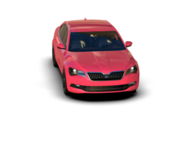 Modern car isolated on background. 3d rendering - illustration png