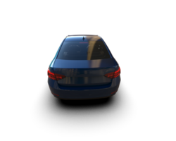 Modern car isolated on background. 3d rendering - illustration png