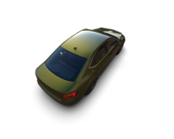 Modern car isolated on background. 3d rendering - illustration png