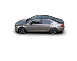 Modern car isolated on background. 3d rendering - illustration png