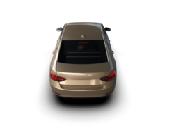 Modern car isolated on background. 3d rendering - illustration png