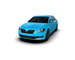 Modern car isolated on background. 3d rendering - illustration png