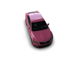 Modern car isolated on background. 3d rendering - illustration png