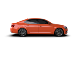 Modern car isolated on background. 3d rendering - illustration png