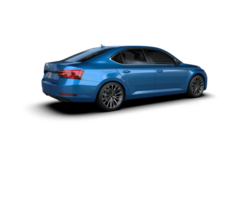 Modern car isolated on background. 3d rendering - illustration png