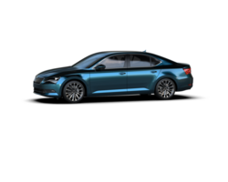 Modern car isolated on background. 3d rendering - illustration png