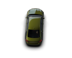 Modern car isolated on background. 3d rendering - illustration png