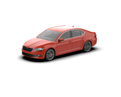 Modern car isolated on background. 3d rendering - illustration png