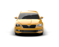 Modern car isolated on background. 3d rendering - illustration png