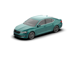Modern car isolated on background. 3d rendering - illustration png