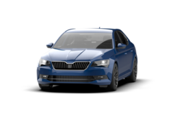 Modern car isolated on background. 3d rendering - illustration png