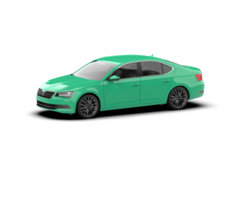 Modern car isolated on background. 3d rendering - illustration png