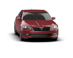 Modern car isolated on background. 3d rendering - illustration png
