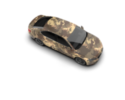 Modern car isolated on background. 3d rendering - illustration png