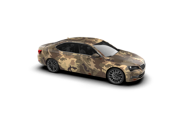 Modern car isolated on background. 3d rendering - illustration png