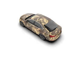 Modern car isolated on background. 3d rendering - illustration png